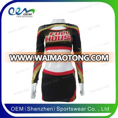 2017 new style Custom sublimated cheerleading uniforms