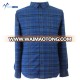 Factory wholesale Grid men long sleeve shirt coat