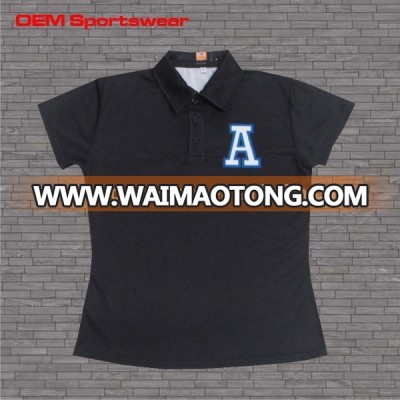 Best price wholesale clothing custom made women polo shirt